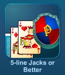 Играть 5 lines Jacks or Better онлайн бесплатно